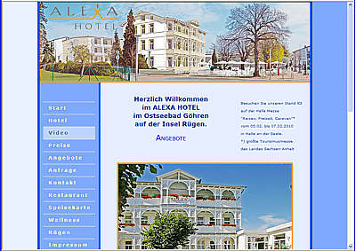Alexa Hotel im Ostseebad G&ouml;hren